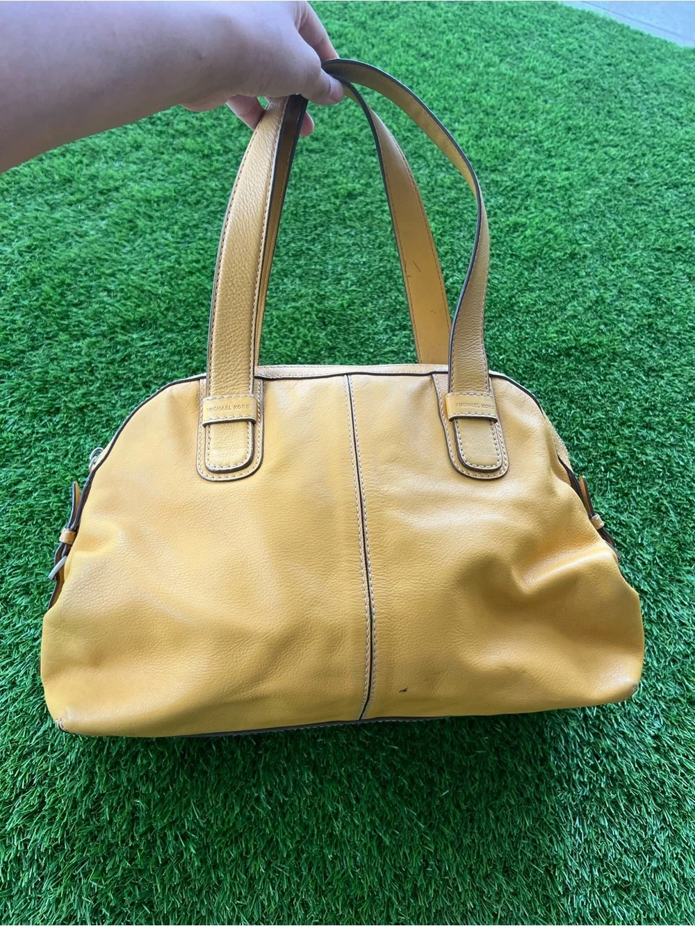 Yellow Michael kors bag